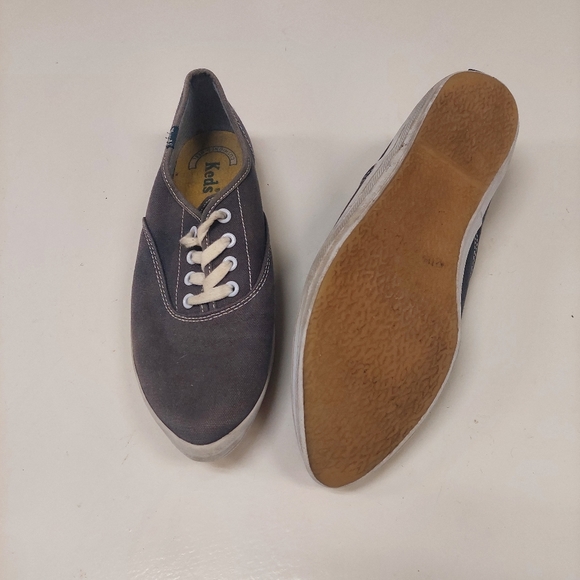 KEDS grey pointy sneakers lace - Picture 3 of 6